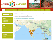 Tablet Screenshot of inde-espoir.org